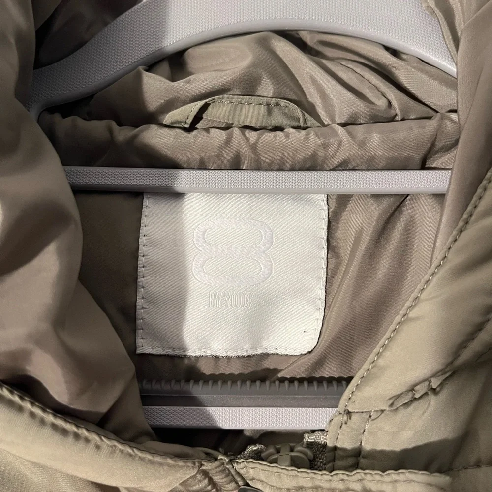 Slim cut puffy long coat with lots of features 8 by Yoox - Picture 5 of 6